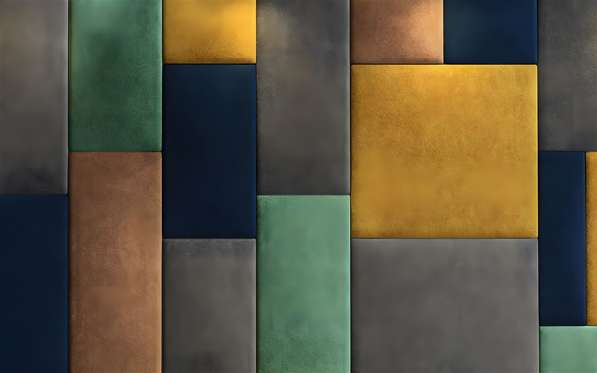 Fototapeta viacfarebné trojuholníky usporiadané vertikálne