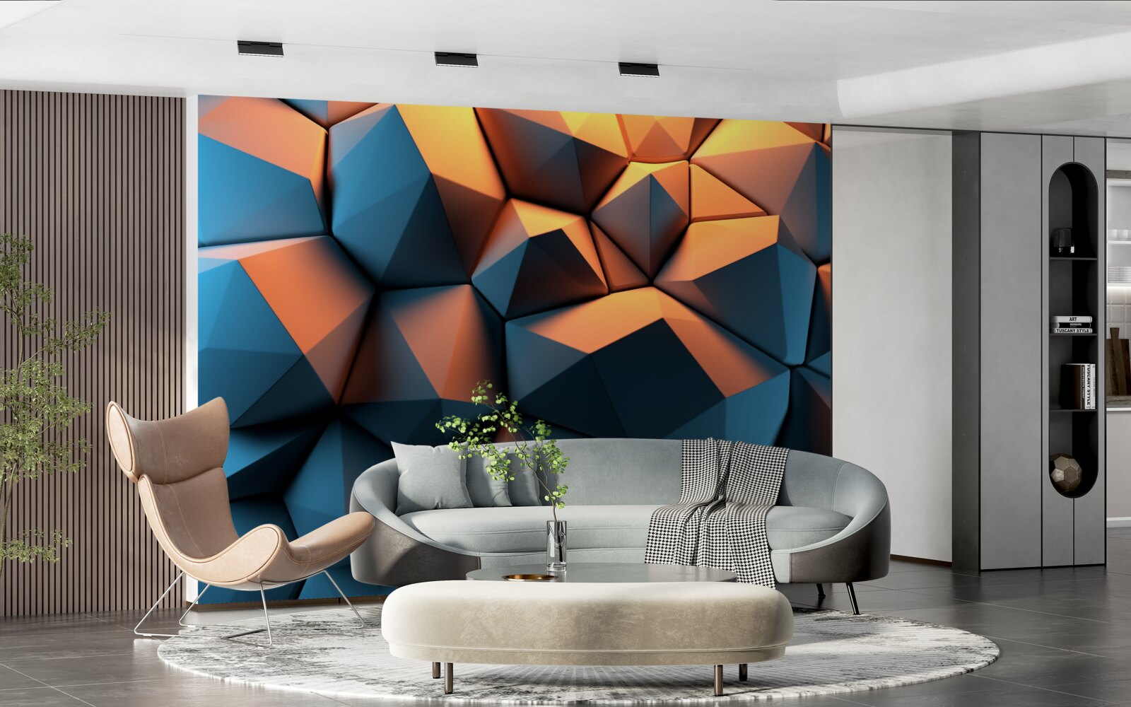 Fototapeta 3D geometrické tvary