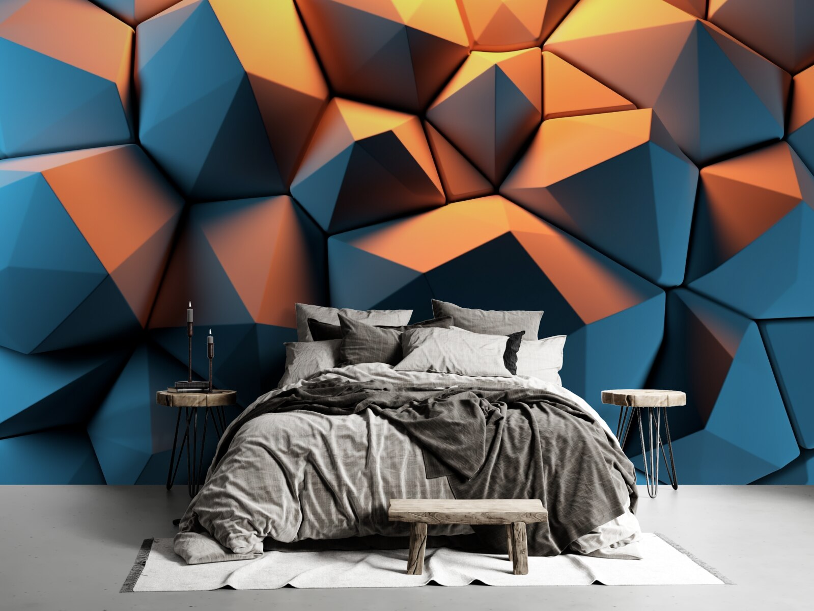 Fototapeta 3D geometrické tvary