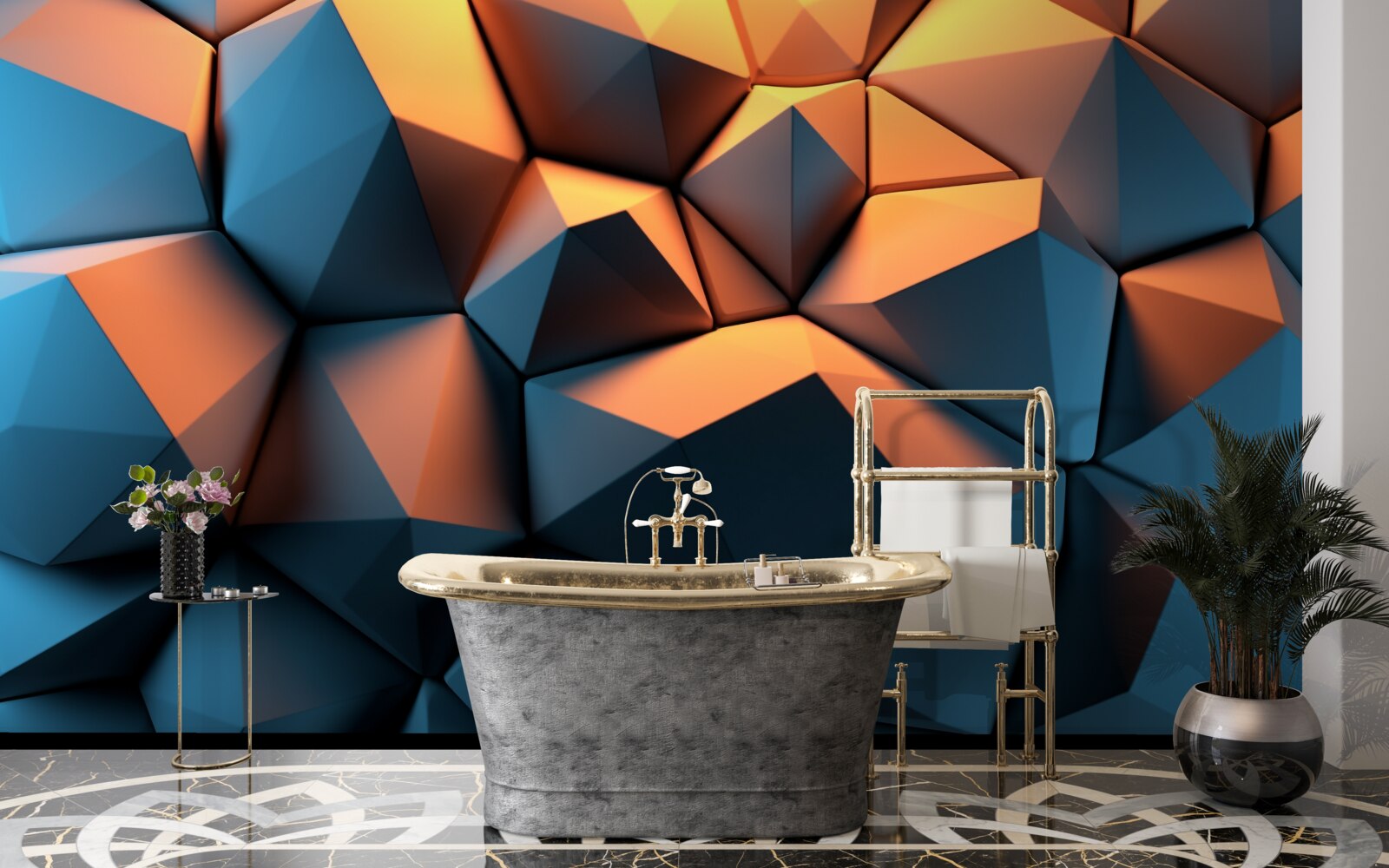 Fototapeta 3D geometrické tvary