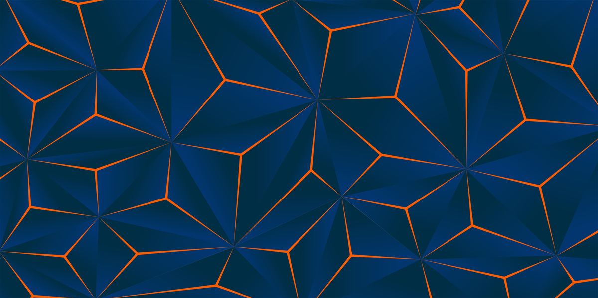 Fototapeta zamatové trojuholníky s objemnými tvarmi