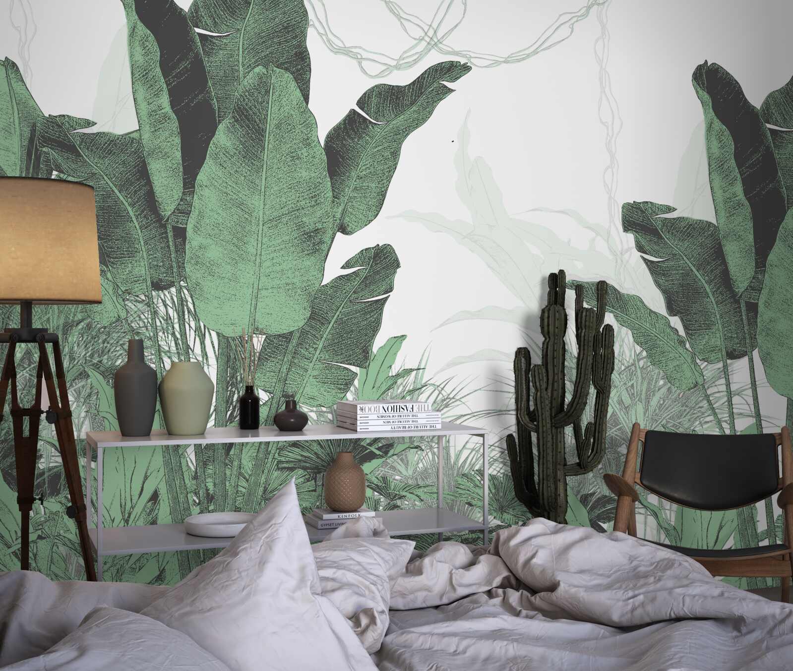 Fototapeta veľké tropické listy značnej veľkosti