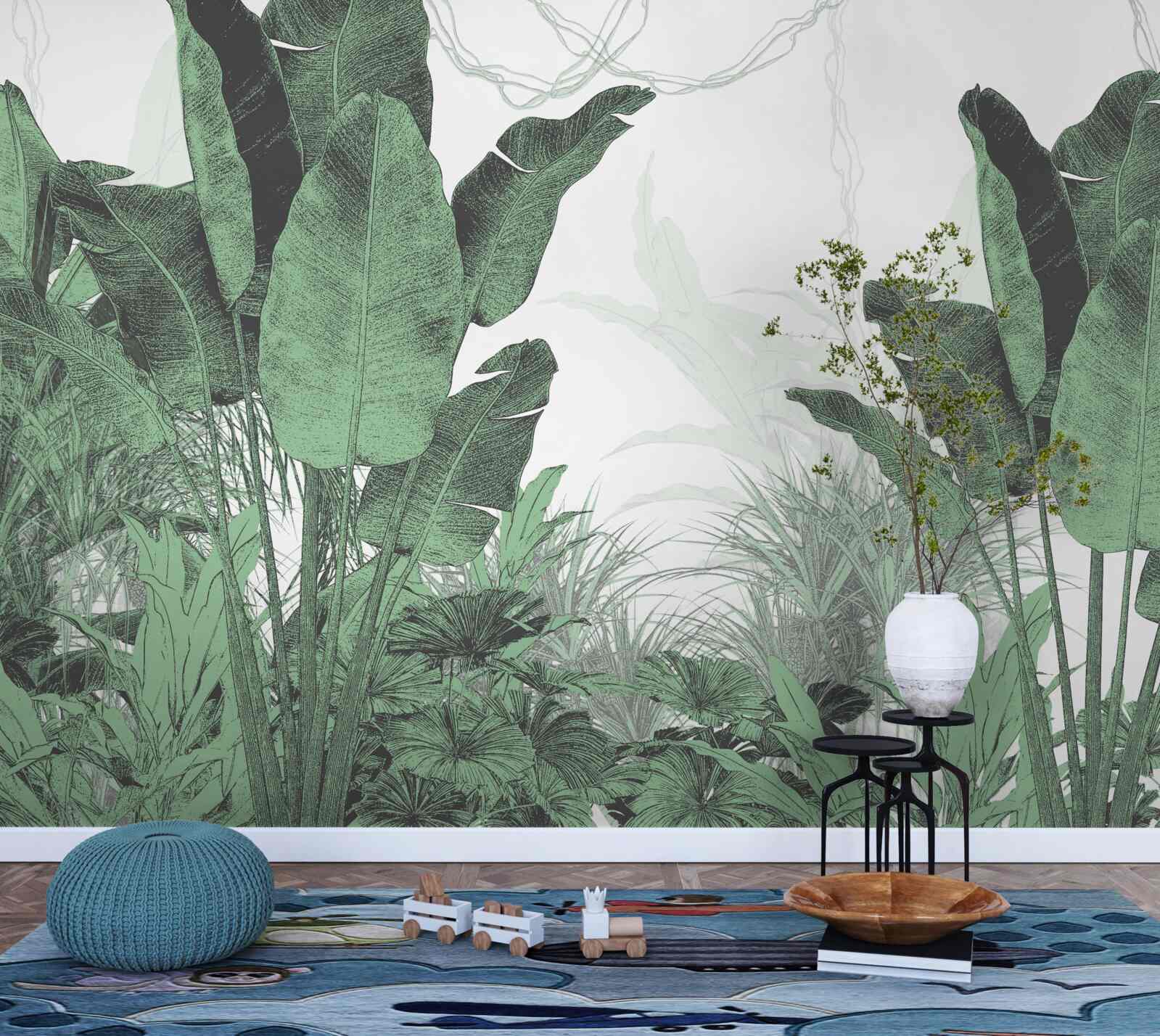 Fototapeta veľké tropické listy značnej veľkosti