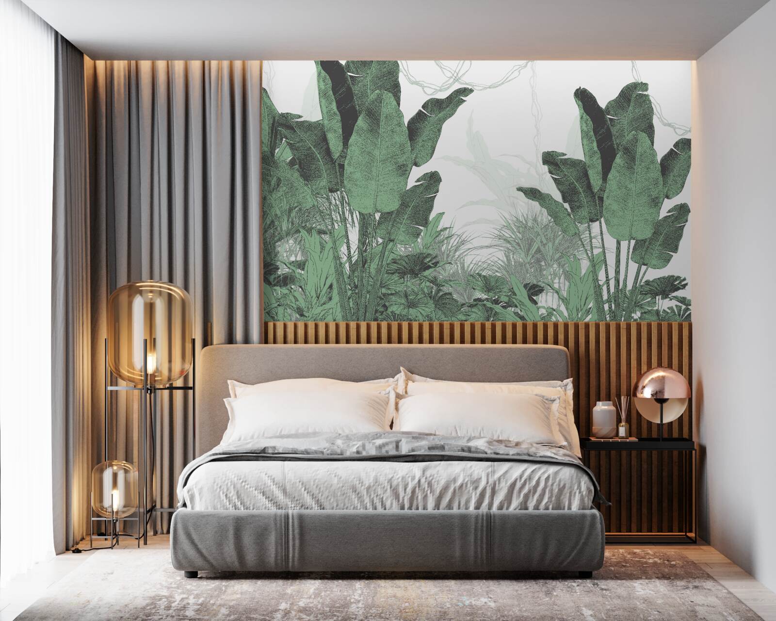 Fototapeta veľké tropické listy značnej veľkosti