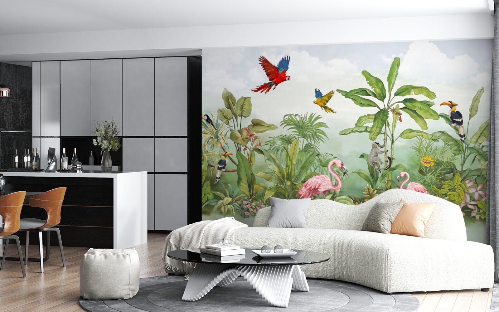 Fototapeta zvieratá v zadymených lesoch