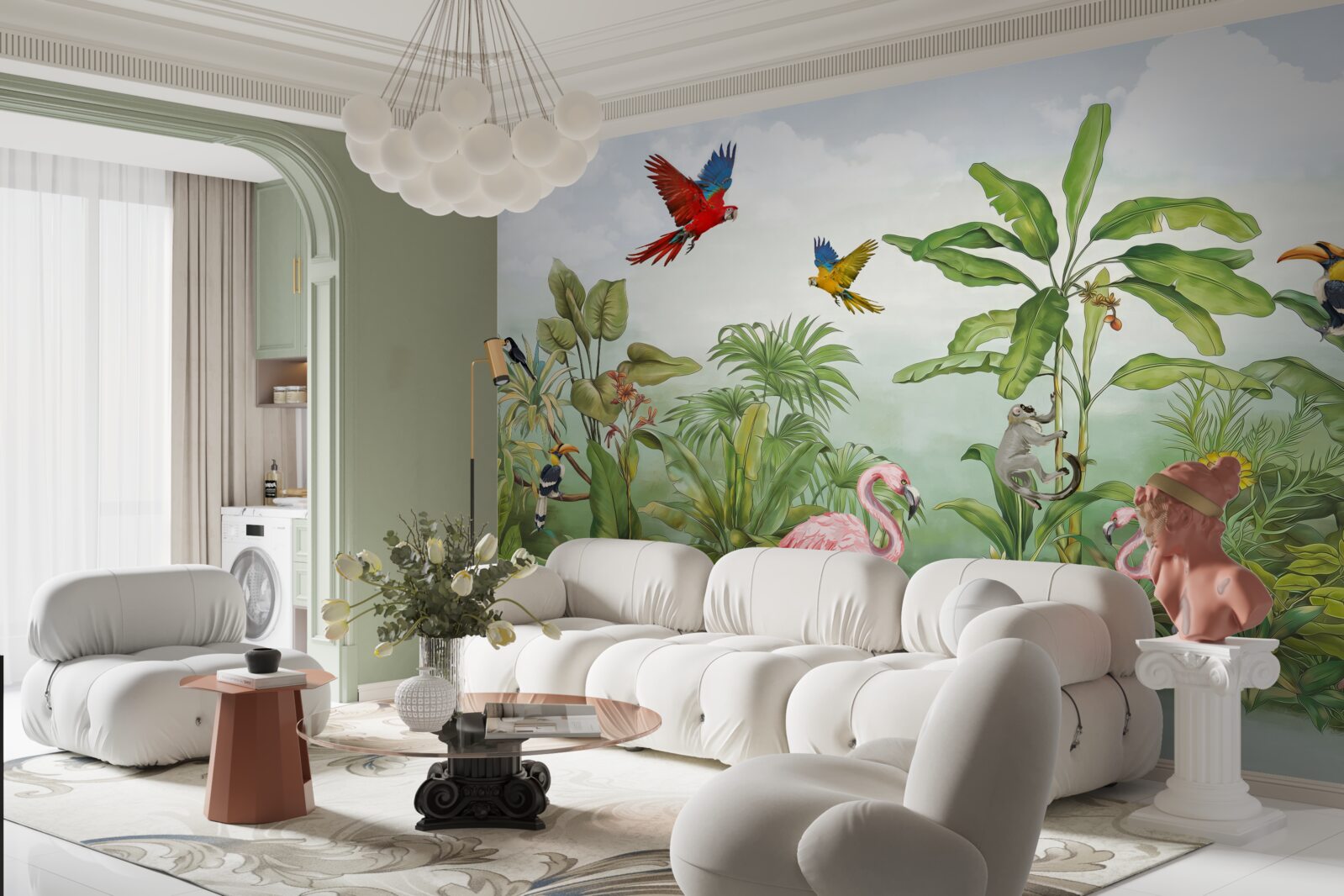 Fototapeta zvieratá v zadymených lesoch