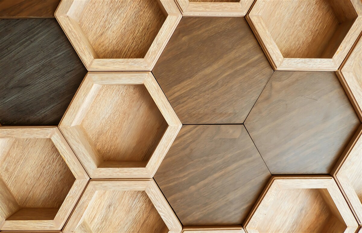 Fototapeta viacfarebné drevené bunky