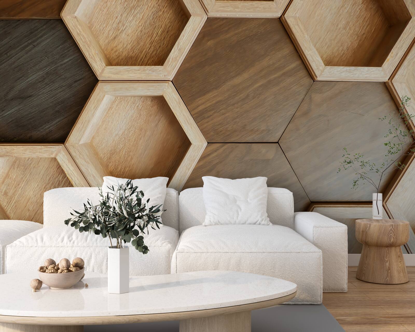 Fototapeta viacfarebné drevené bunky