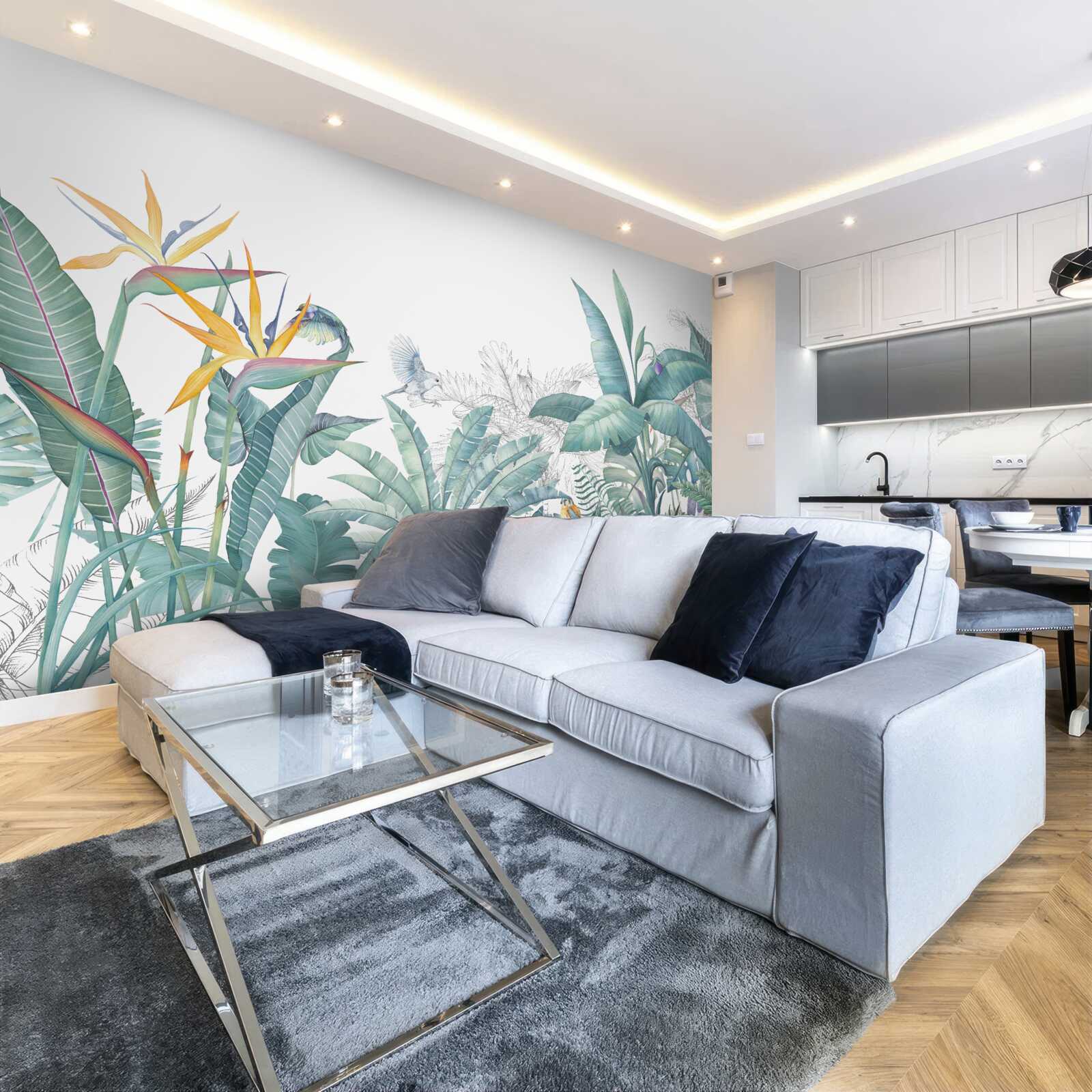 Fototapeta zelené tropické rastliny