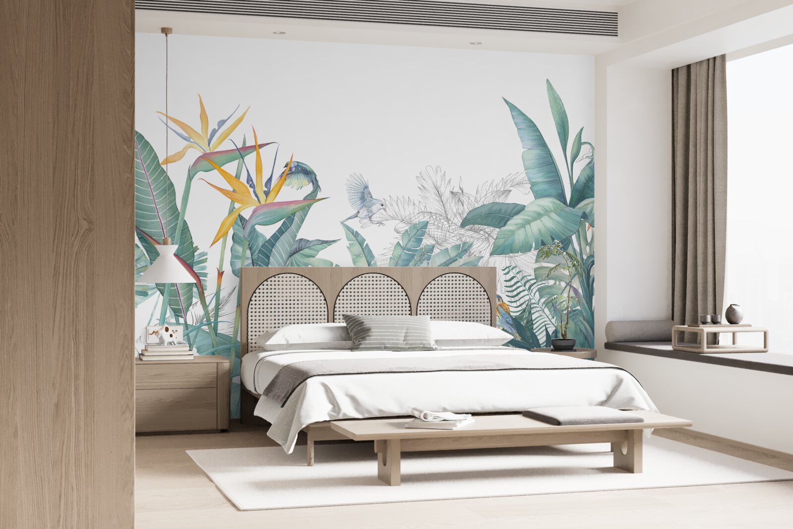 Fototapeta zelené tropické rastliny