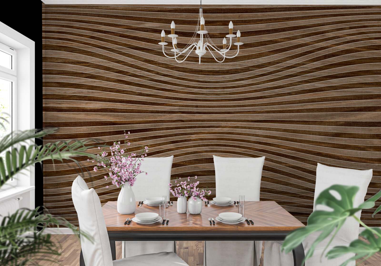 Fototapeta povrch dreva je hladký