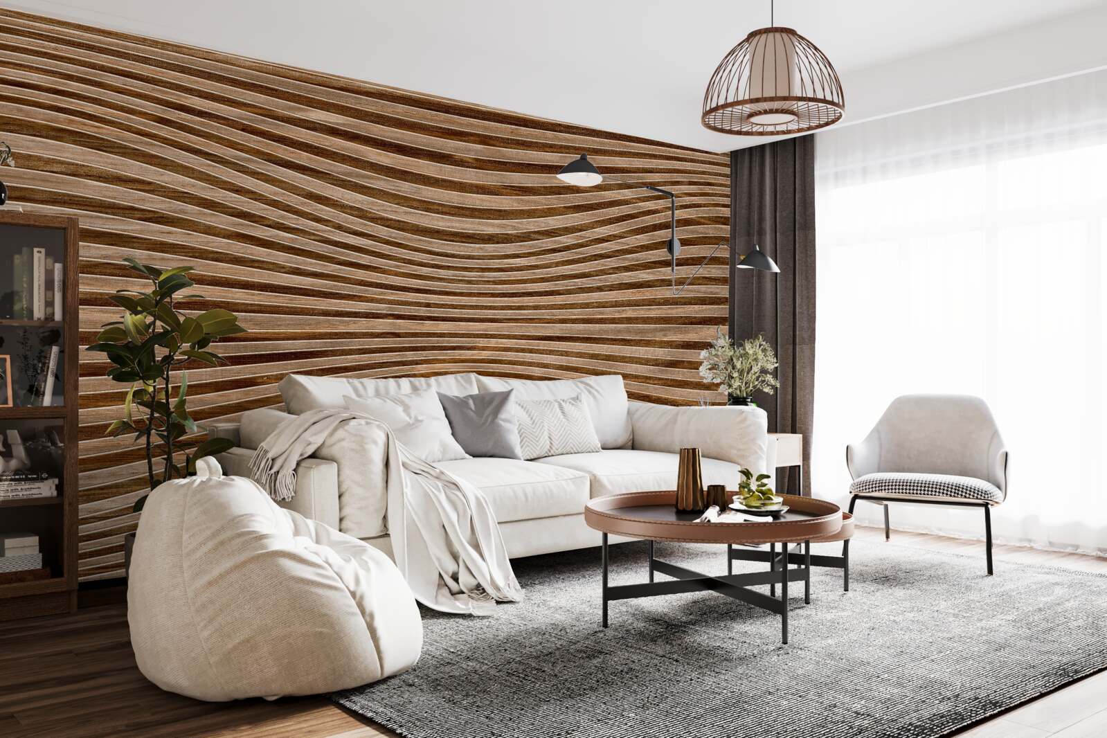 Fototapeta povrch dreva je hladký