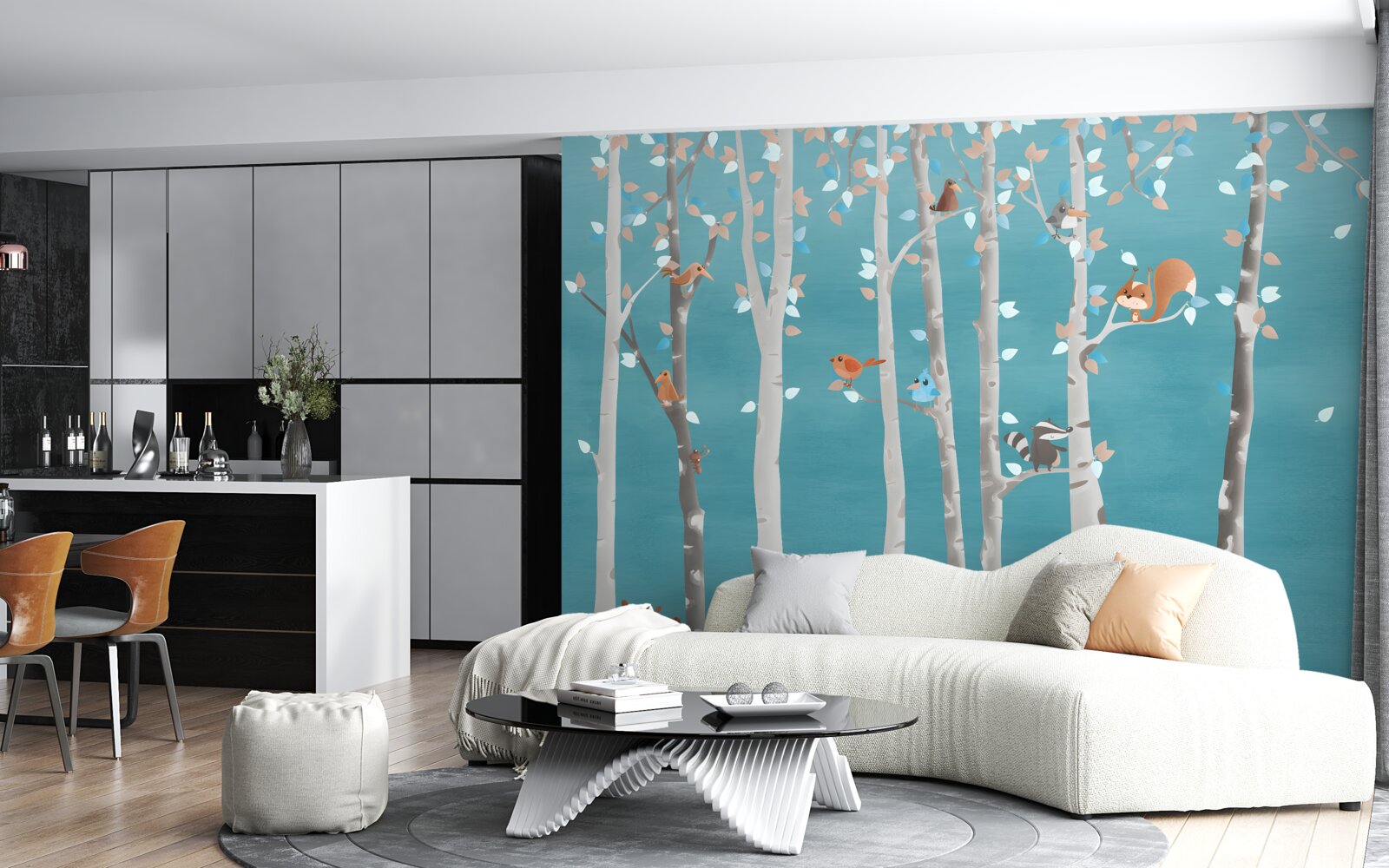 Fototapeta zvierat a obyvateľov lesa