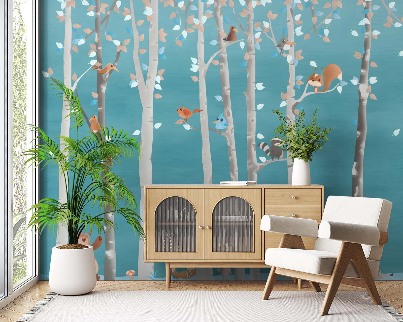 Fototapeta zvierat a obyvateľov lesa