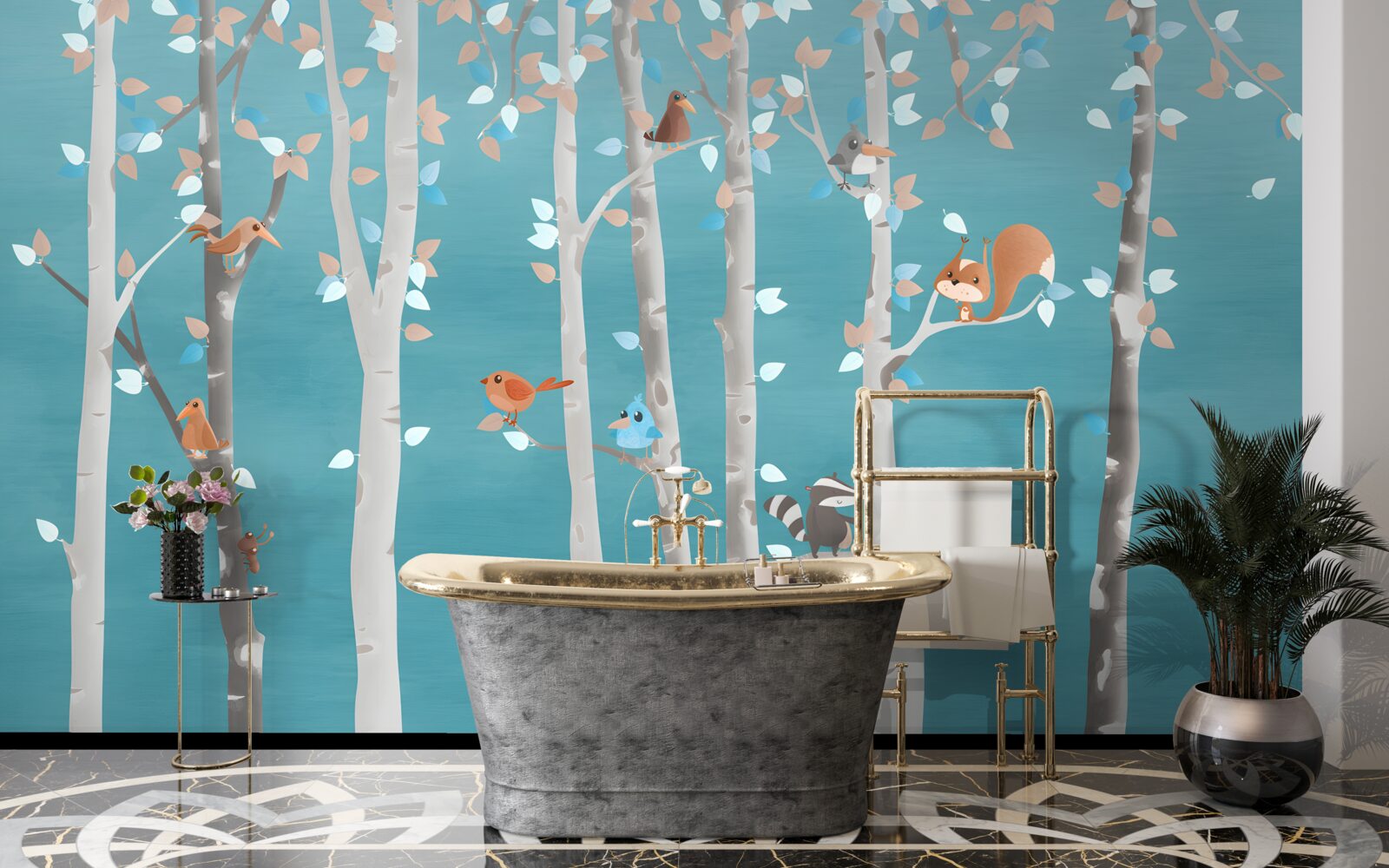 Fototapeta zvierat a obyvateľov lesa