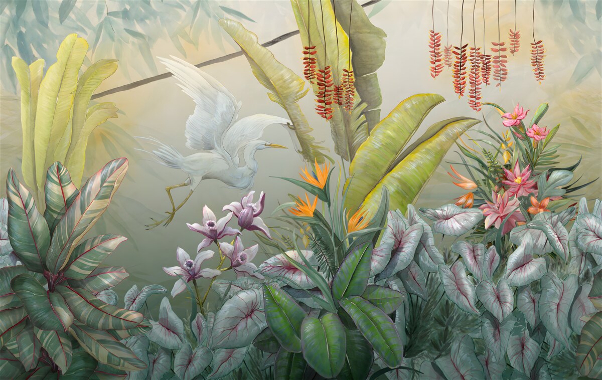 Fototapeta bohatá tropická vegetácia