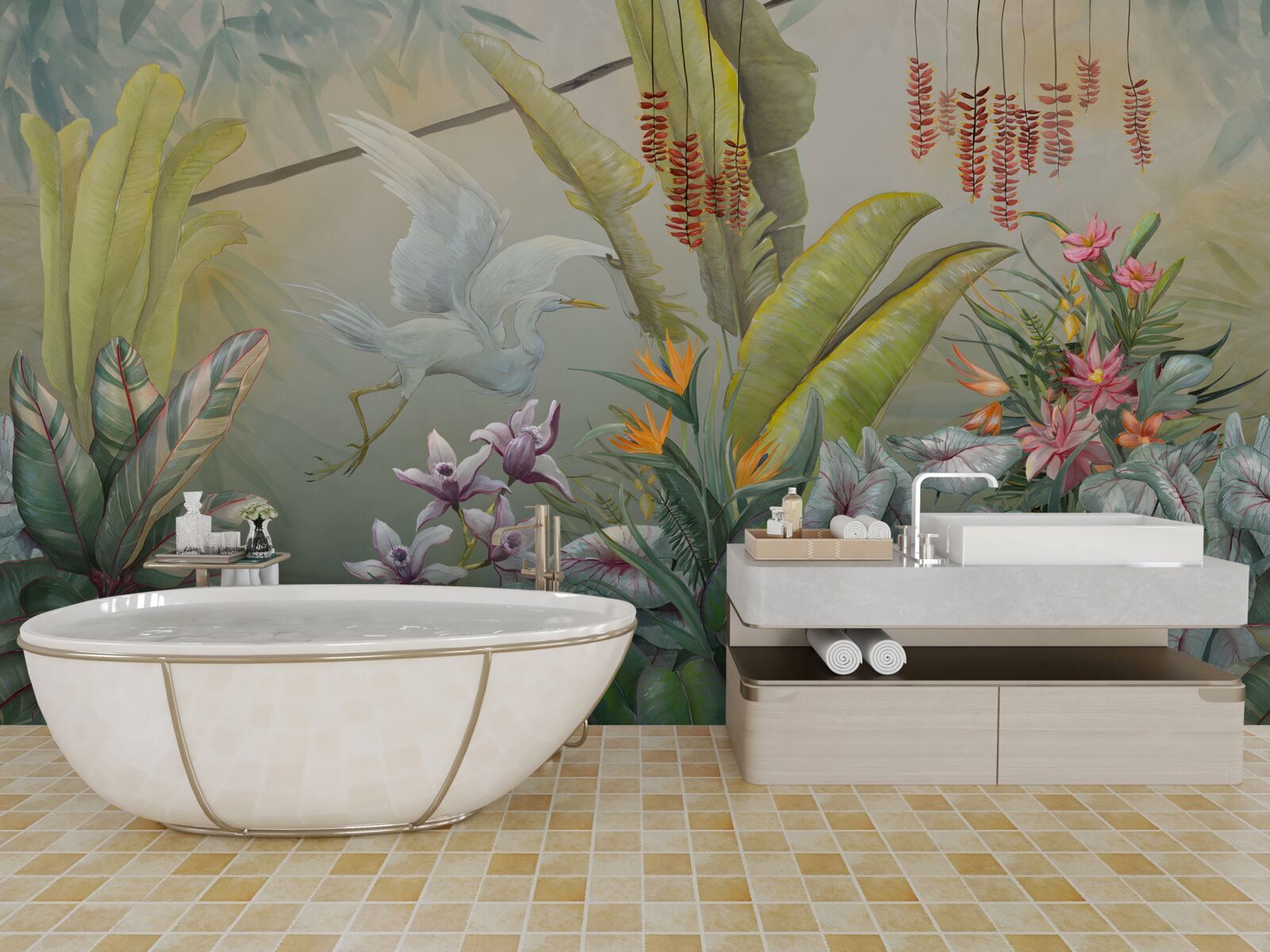 Fototapeta bohatá tropická vegetácia