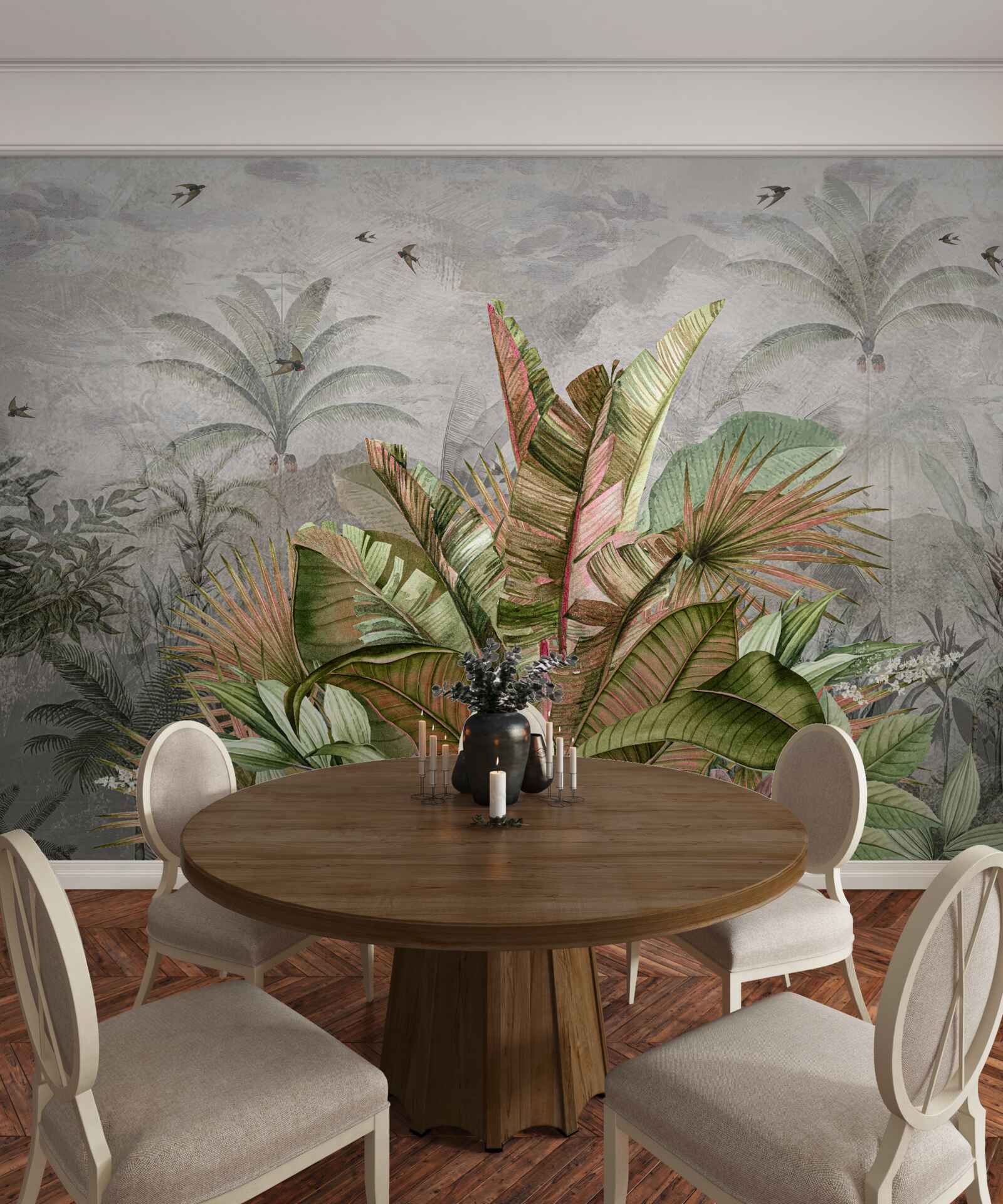 Fototapeta zloženie hmlistej paprade