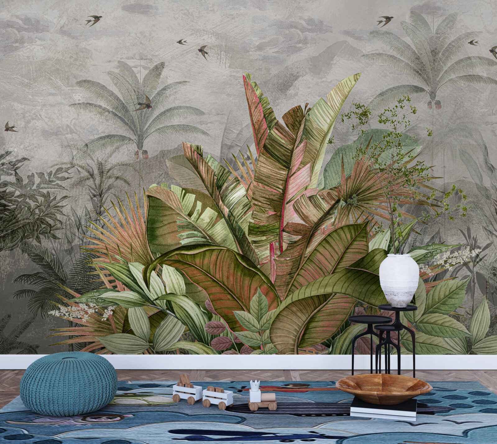 Fototapeta zloženie hmlistej paprade