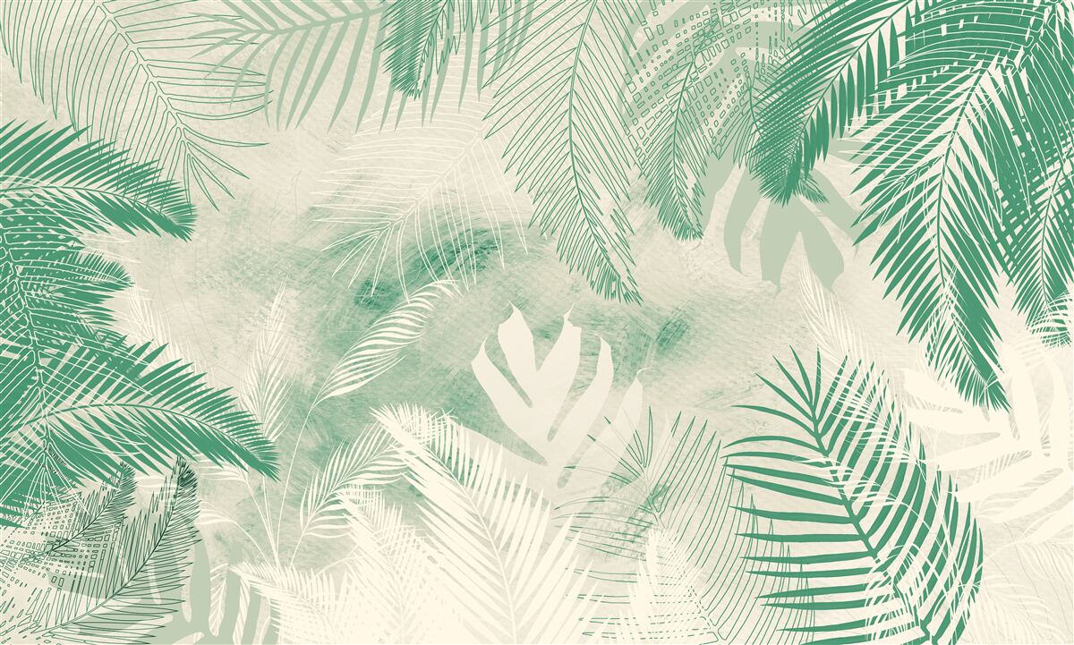 Fototapeta listy paprade zostávajú zelené po celý rok