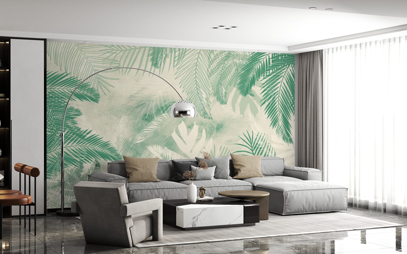 Fototapeta listy paprade zostávajú zelené po celý rok