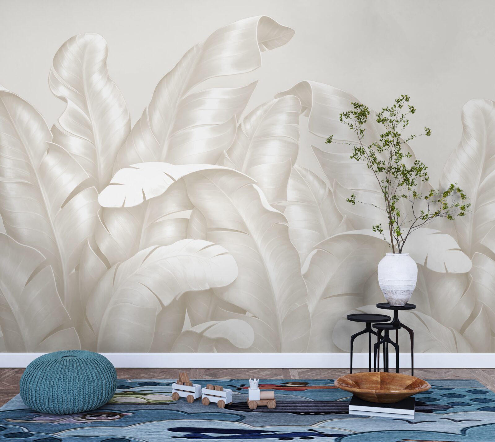 Fototapeta hustá tropická papraď