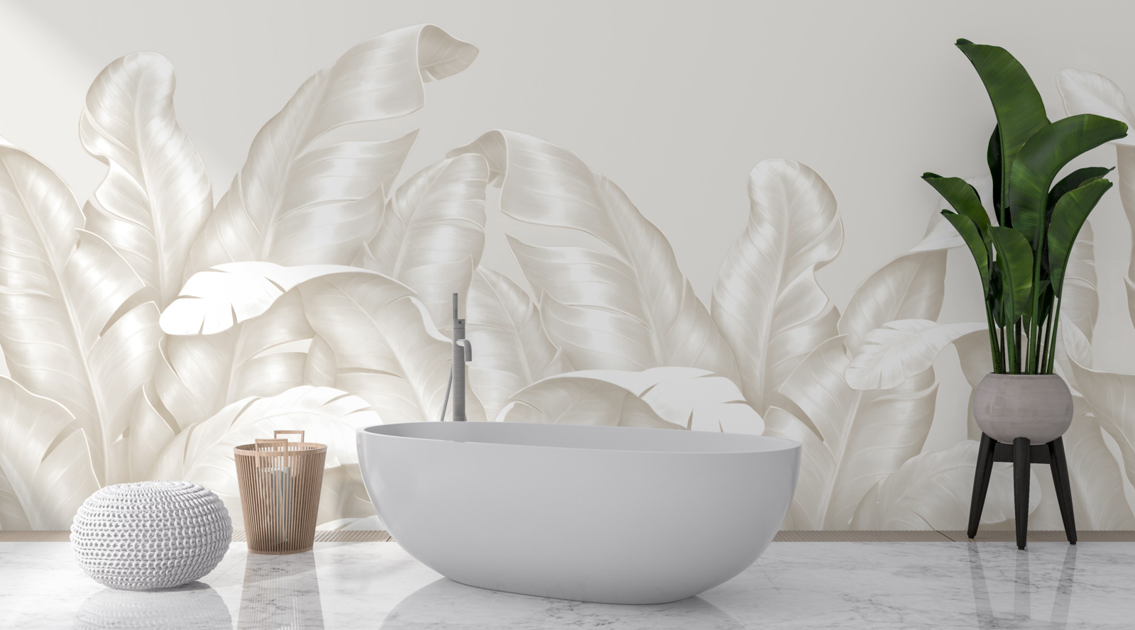 Fototapeta hustá tropická papraď