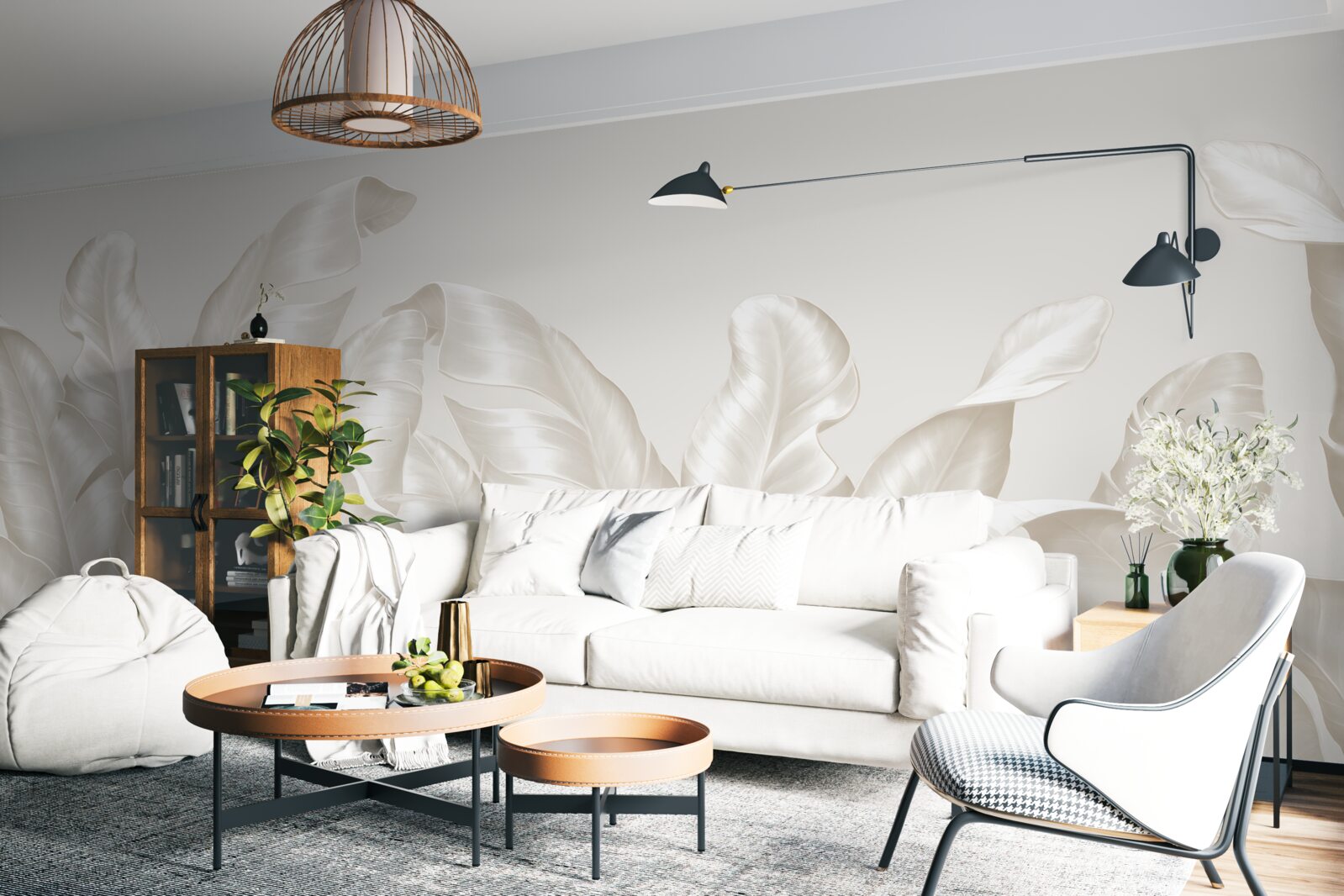 Fototapeta hustá tropická papraď