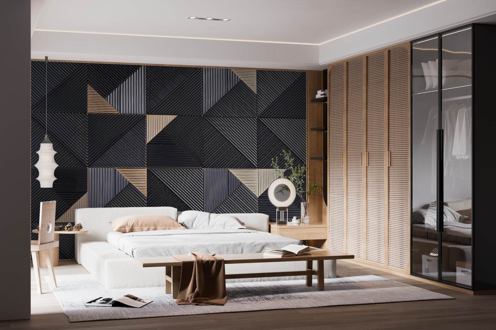 Fototapeta hladké geometrické abstrakcie