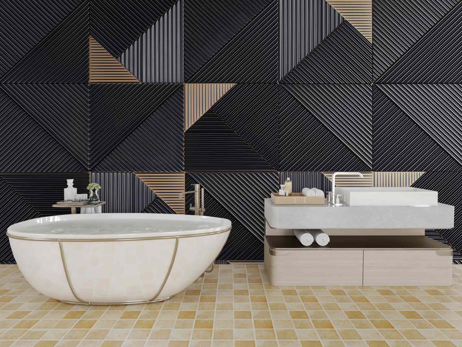 Fototapeta hladké geometrické abstrakcie