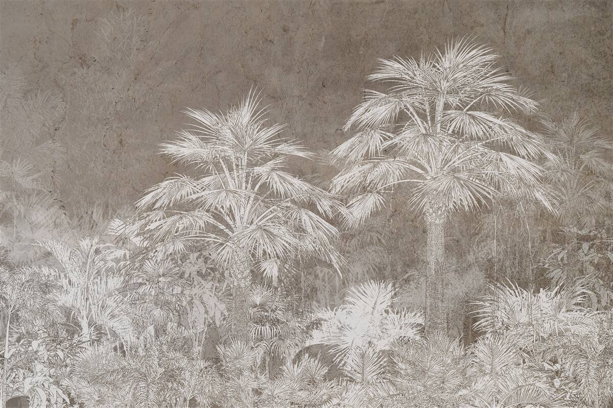 Fototapeta hustá tropická vegetácia v noci