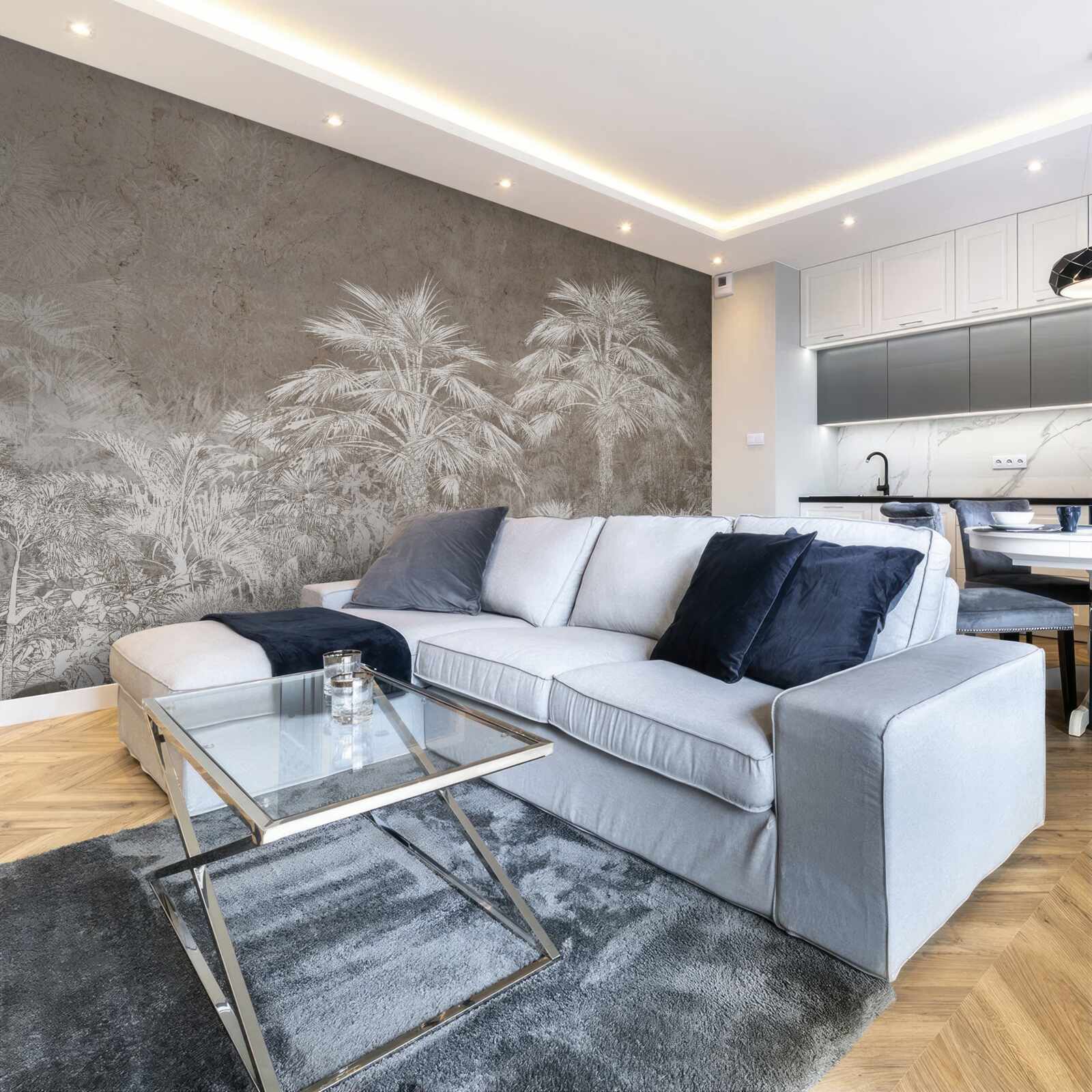 Fototapeta hustá tropická vegetácia v noci