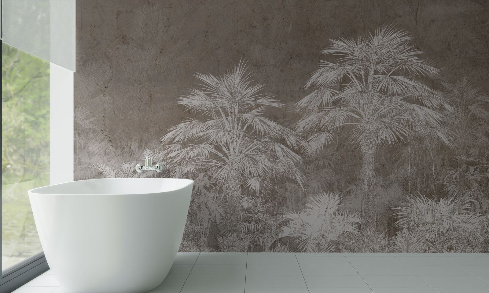 Fototapeta hustá tropická vegetácia v noci