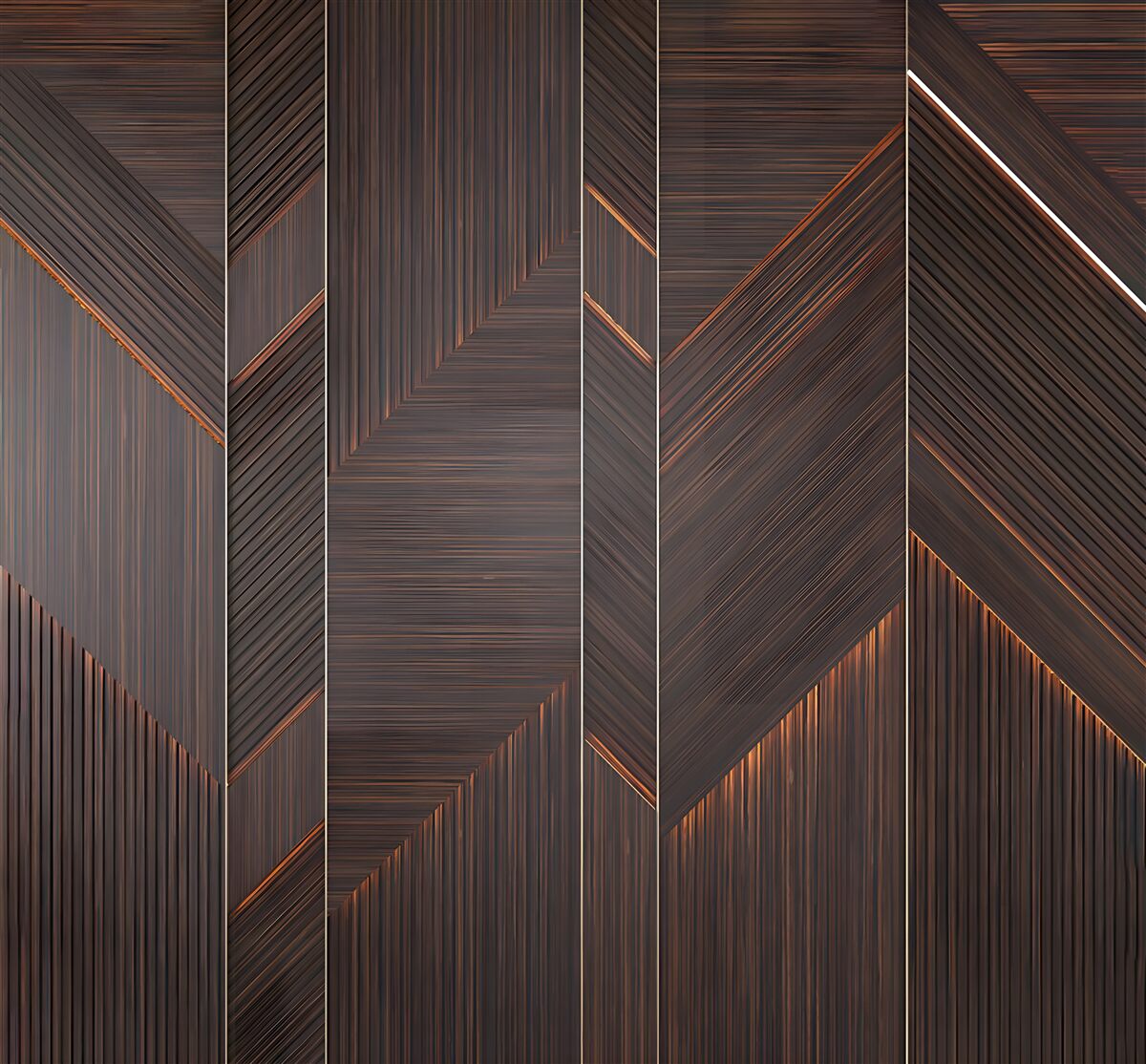 Fototapeta leštená tmavá parketová doska