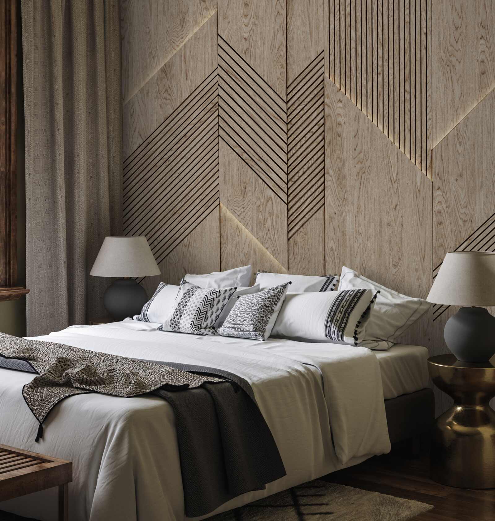 Fototapeta fazetovaná textúra dreva