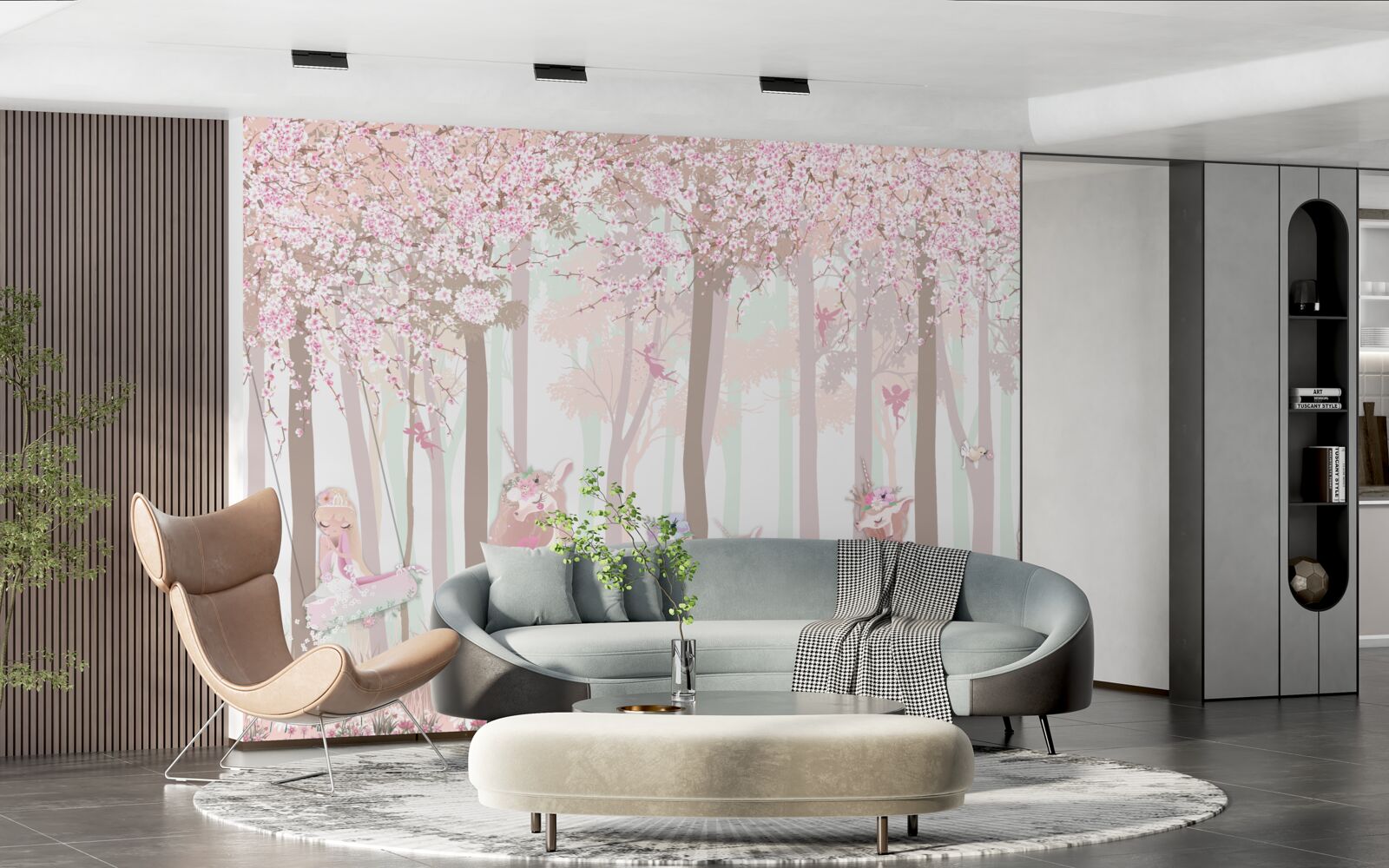 Fototapeta zvieratá tancujú v jarnom lese