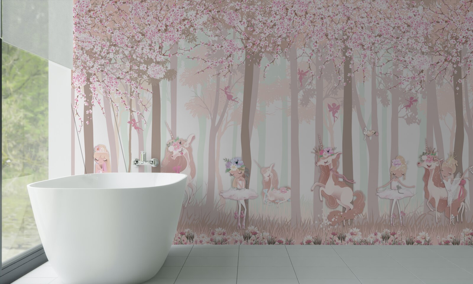 Fototapeta zvieratá tancujú v jarnom lese