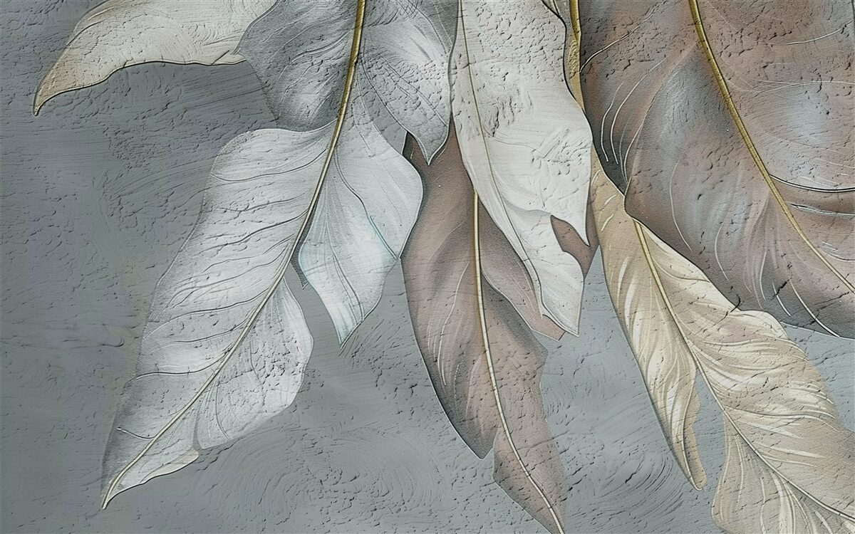 Fototapeta listy paprade naťahujúce sa