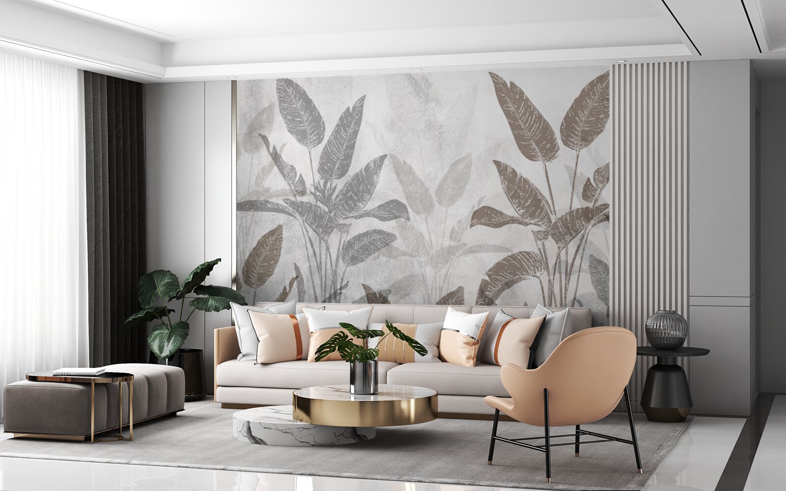 Fototapeta vysoké a mohutné rastliny