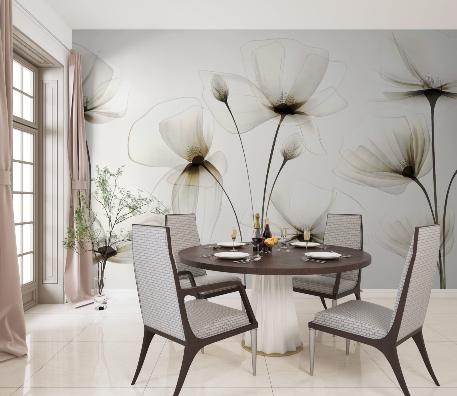 Fototapeta ladný, priesvitný mak