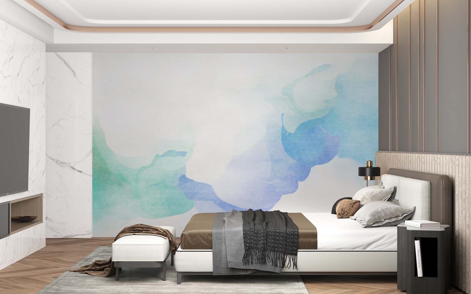 Fototapeta kombinácia dvoch farieb