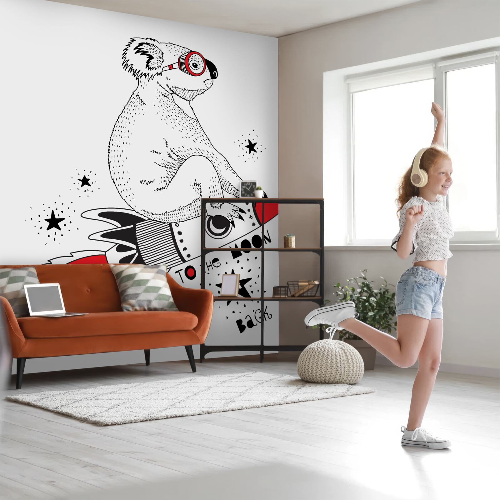 Fototapeta koala raketa