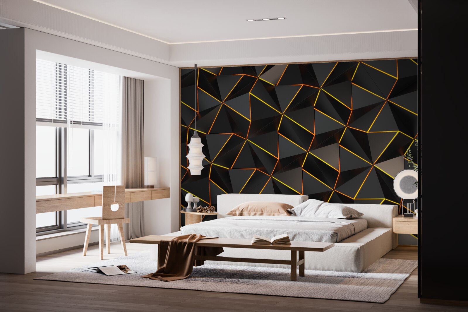 Fototapeta 3D pyramídy so zlatom