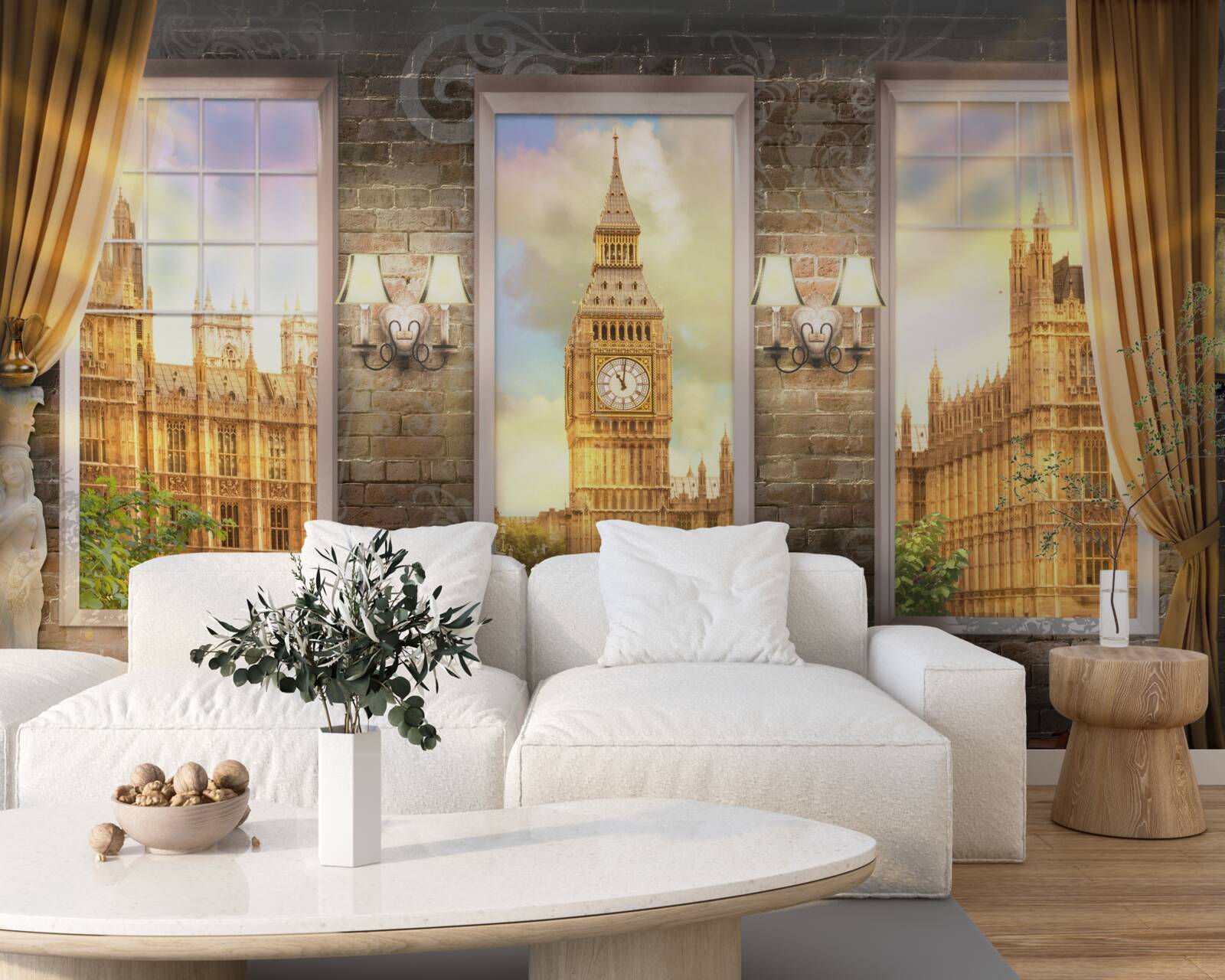 Fototapeta Panoráma Londýna z okna