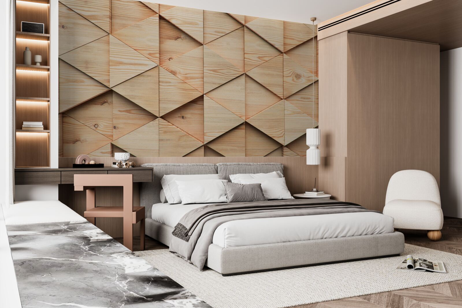 Fototapeta veľká parketová doska