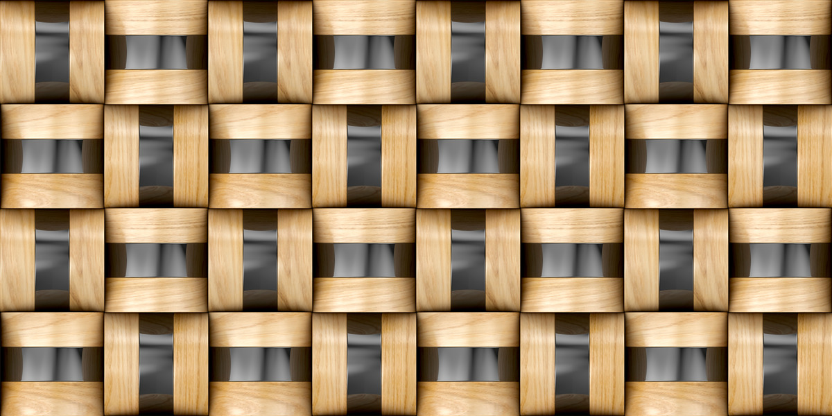 Fototapeta doska vyrobená z drevených blokov