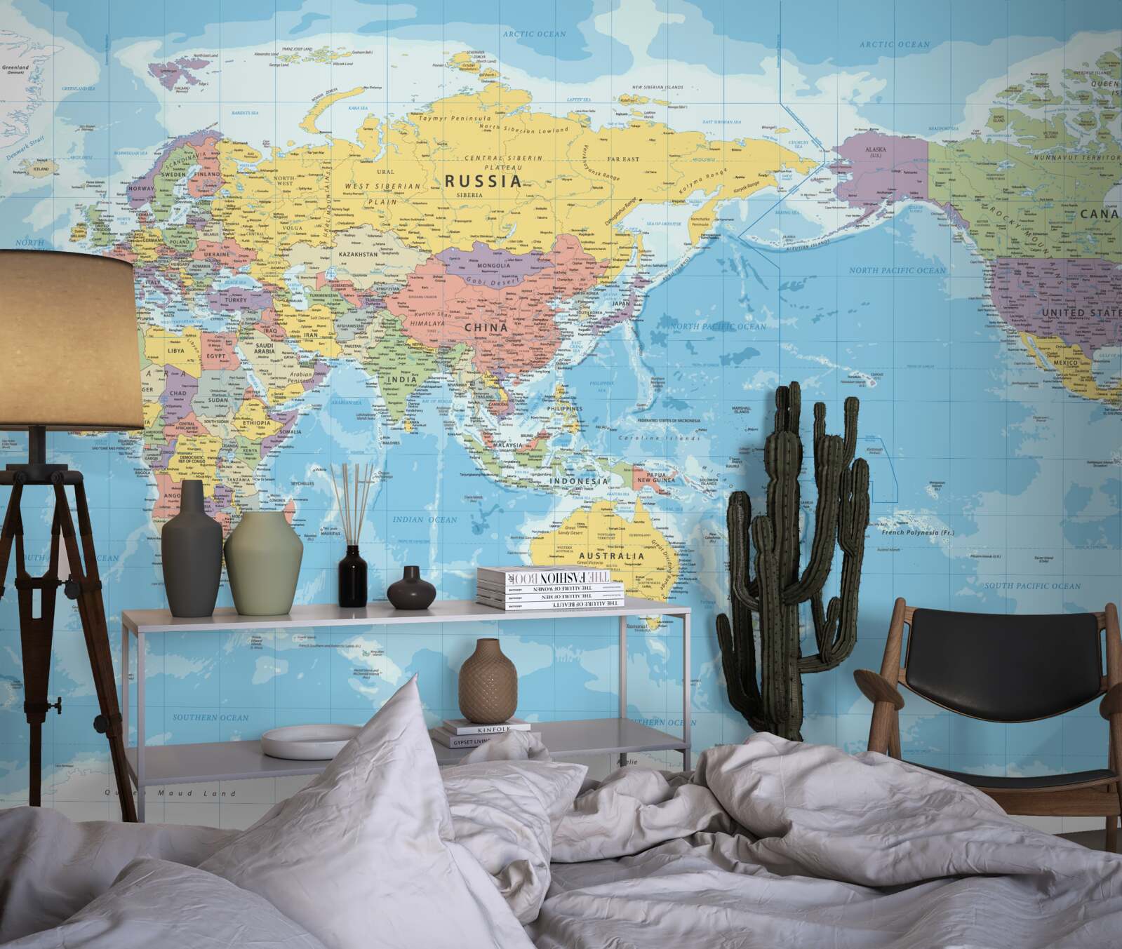 Fototapeta aktuálna mapa sveta z politického hľadiska