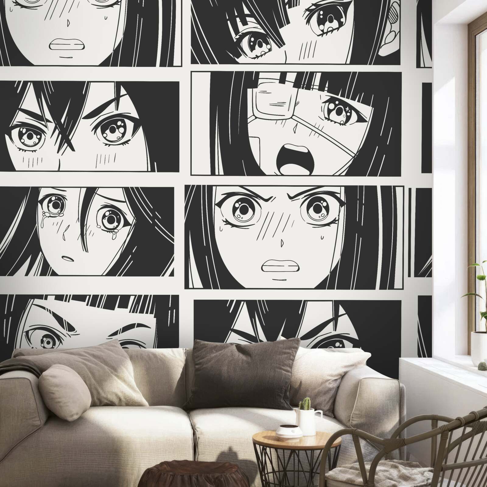 Fototapeta komiks o zážitkoch dievčat