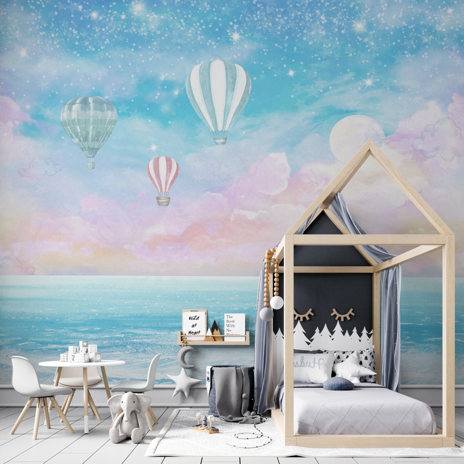 Fototapeta lopty lietajúce nad loďami