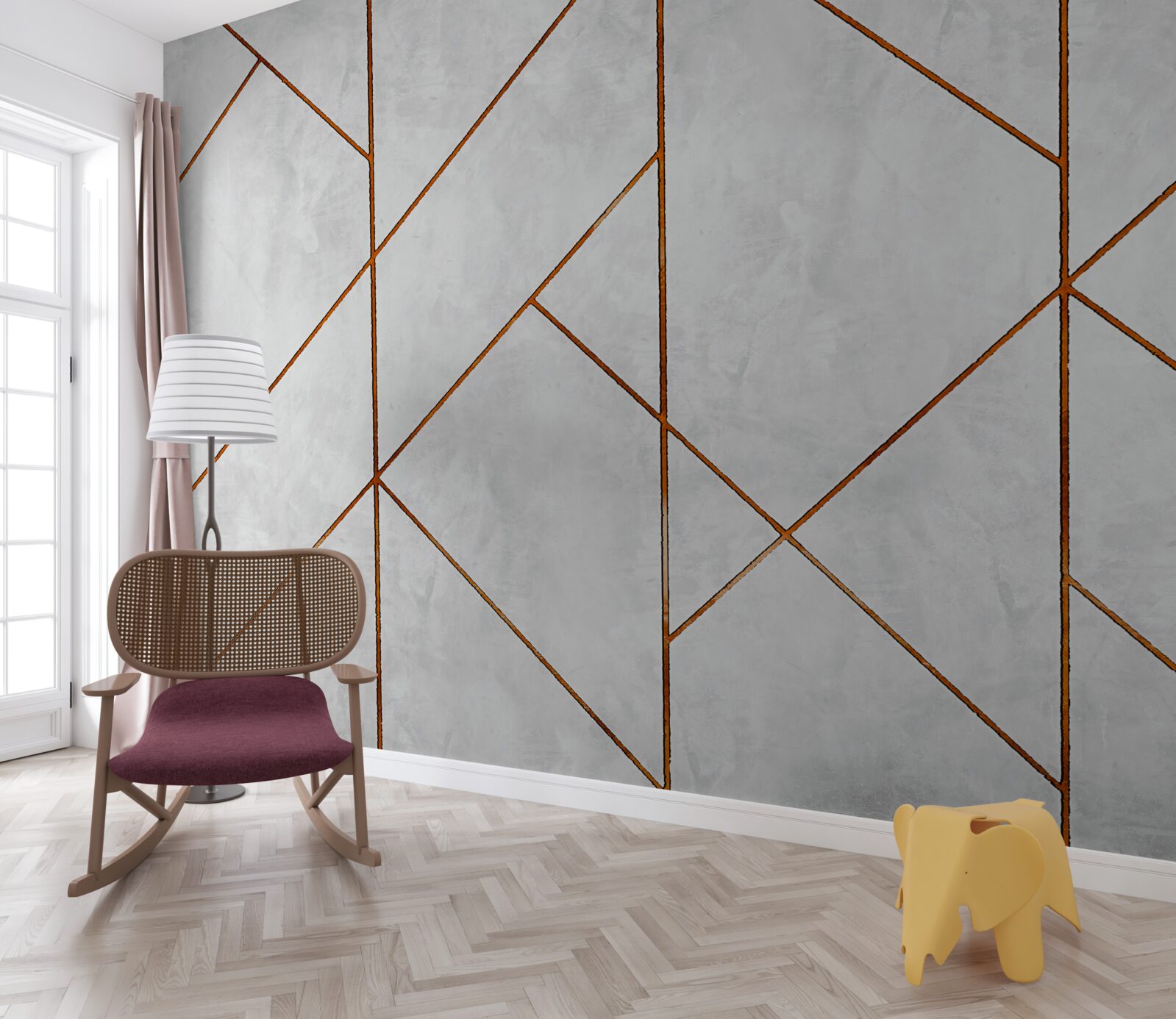 Fototapeta sivý mramor so vzorom zlatých žíl